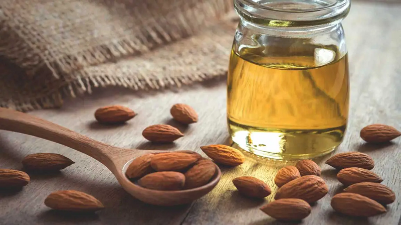 Almond oil's positive effects on health